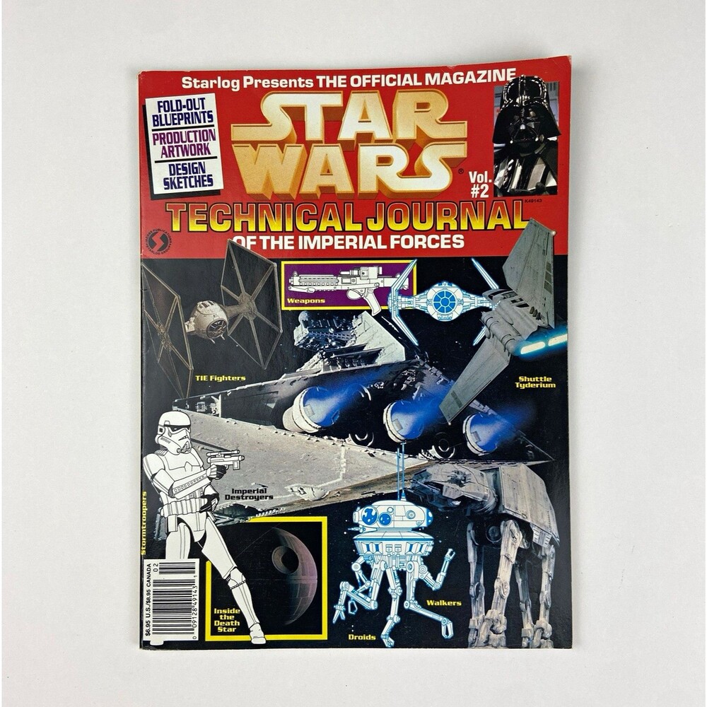 Starlog Press Star Wars Technical Journal Vol 1 #2 Jan 1994 Illustrated Hidalgo